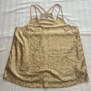 Gorgeous Guess Y2K sequin tank